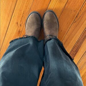 ASOS Suede Chelsea Boots in Brown